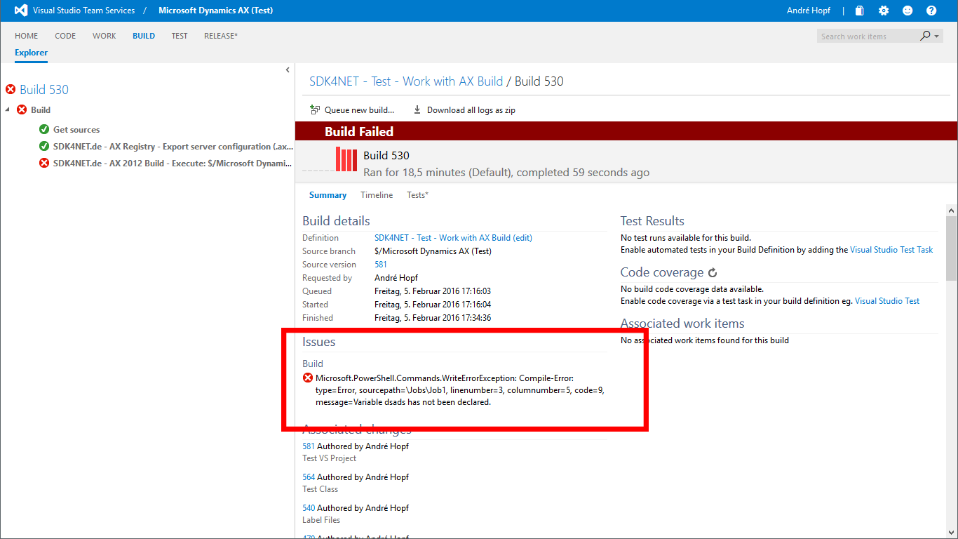 Define configuration file